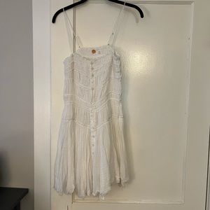 Free People Lausanne Slip Dress